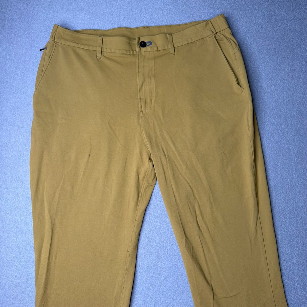 Public Rec All Day Every Day Pants Mens 34x30 Gold Technical Stretch Chino